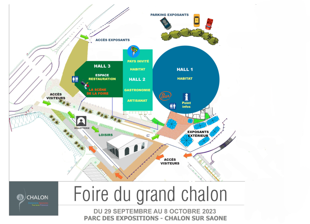 plan général foire du grand chalon 2023